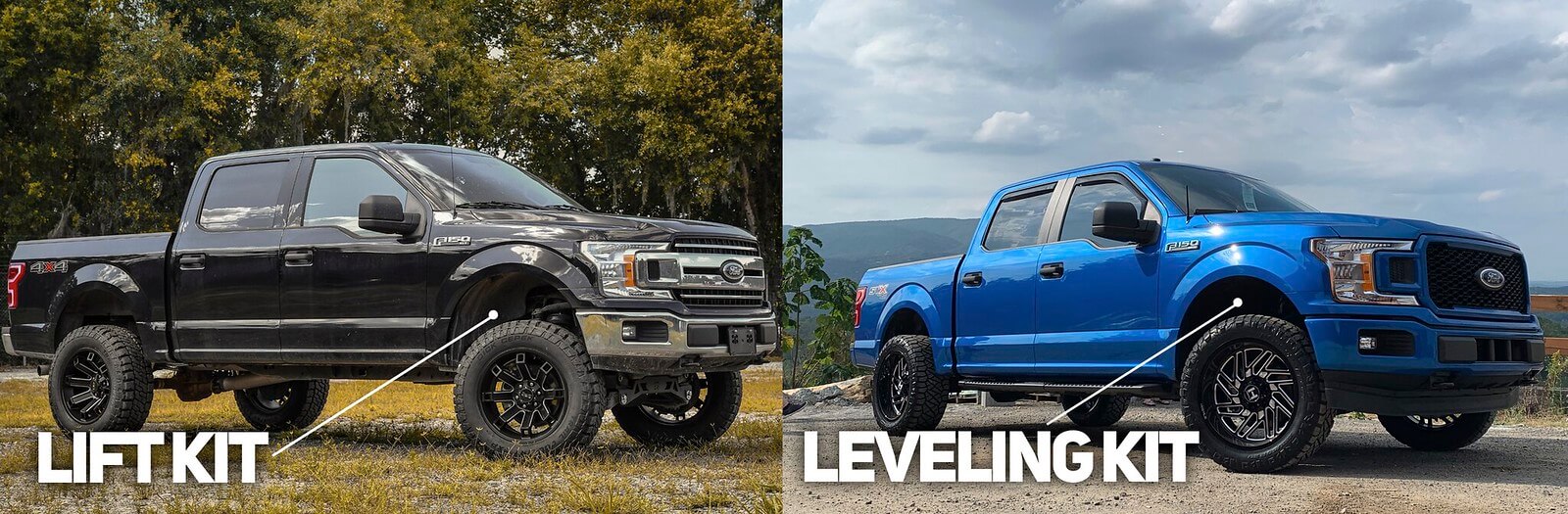 Understanding the Difference: Lift Kits vs. Leveling Kits